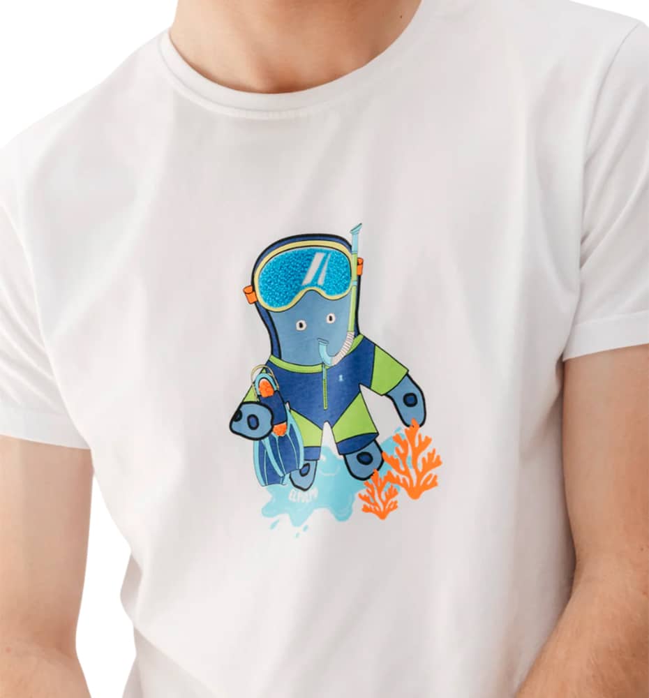 Casual T-shirt_Men_THE OCTOPUS Printed T-shirt Elpulpo