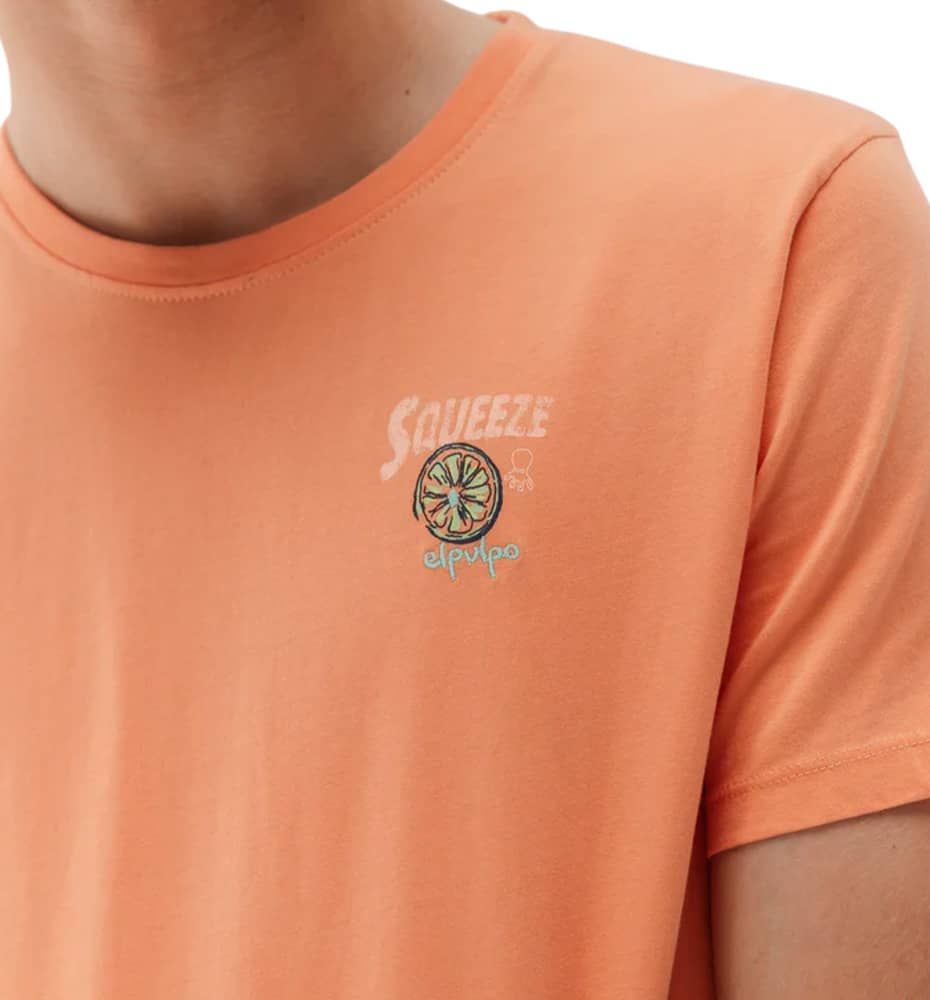 Camiseta Casual_Hombre_EL PULPO Camiseta Estampado Squeeze