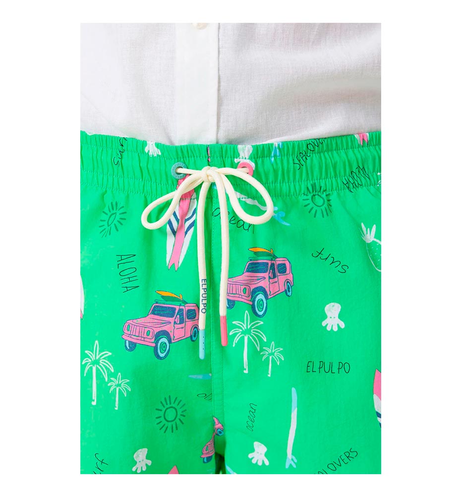 Men's Swimsuit THE OCTOPUS Printed