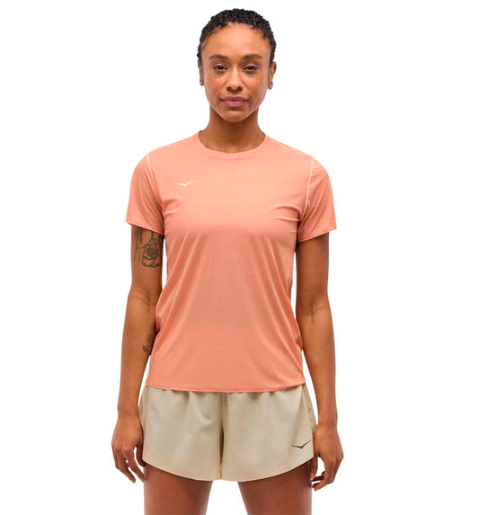 T-shirt M/c Running_Woman_HOKA Performance Run Short Sleeve