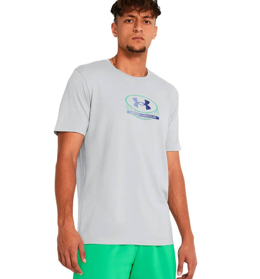 Camiseta M/c Fitness_Hombre_UNDER ARMOUR Global Lockertag Short