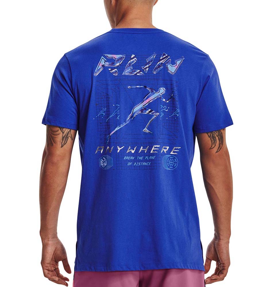 Camiseta M/c Running_Hombre_UNDER ARMOUR Run Anywhere Tee V2