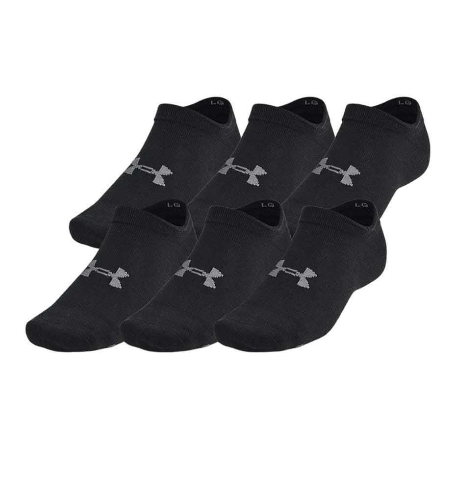 Fitness_Unisex_UNDER ARMOR Ua Essential No Show Socks 6pk