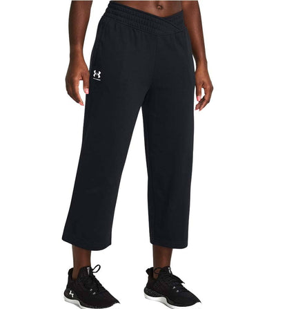 Pantalón Fitness_Mujer_UNDER ARMOUR Ua Rival Terry Crop Wide Leg