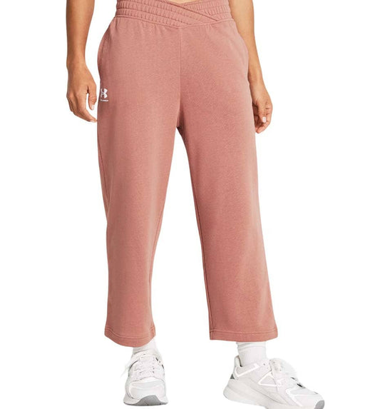 Pantalón Fitness_Mujer_UNDER ARMOUR Ua Rival Terry Crop Wide Leg