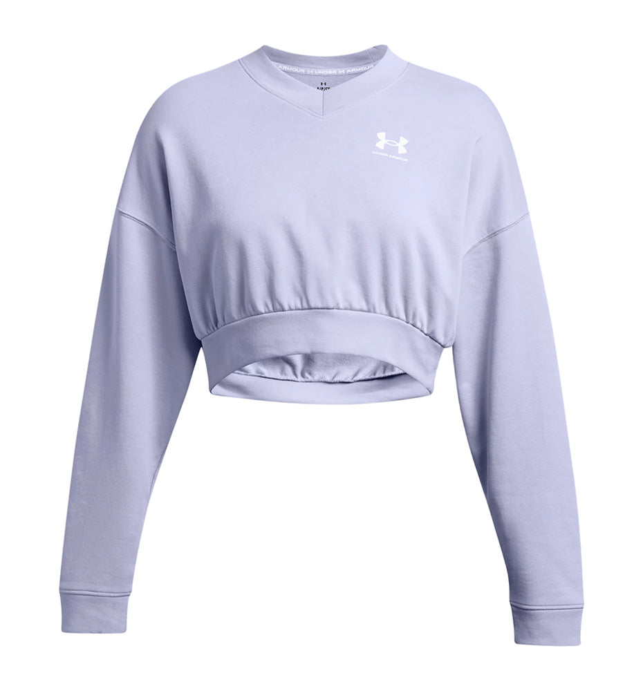 Fitness_Woman_UNDER ARMOR Ua Rival Terry Os Crop Crw Sweatshirt