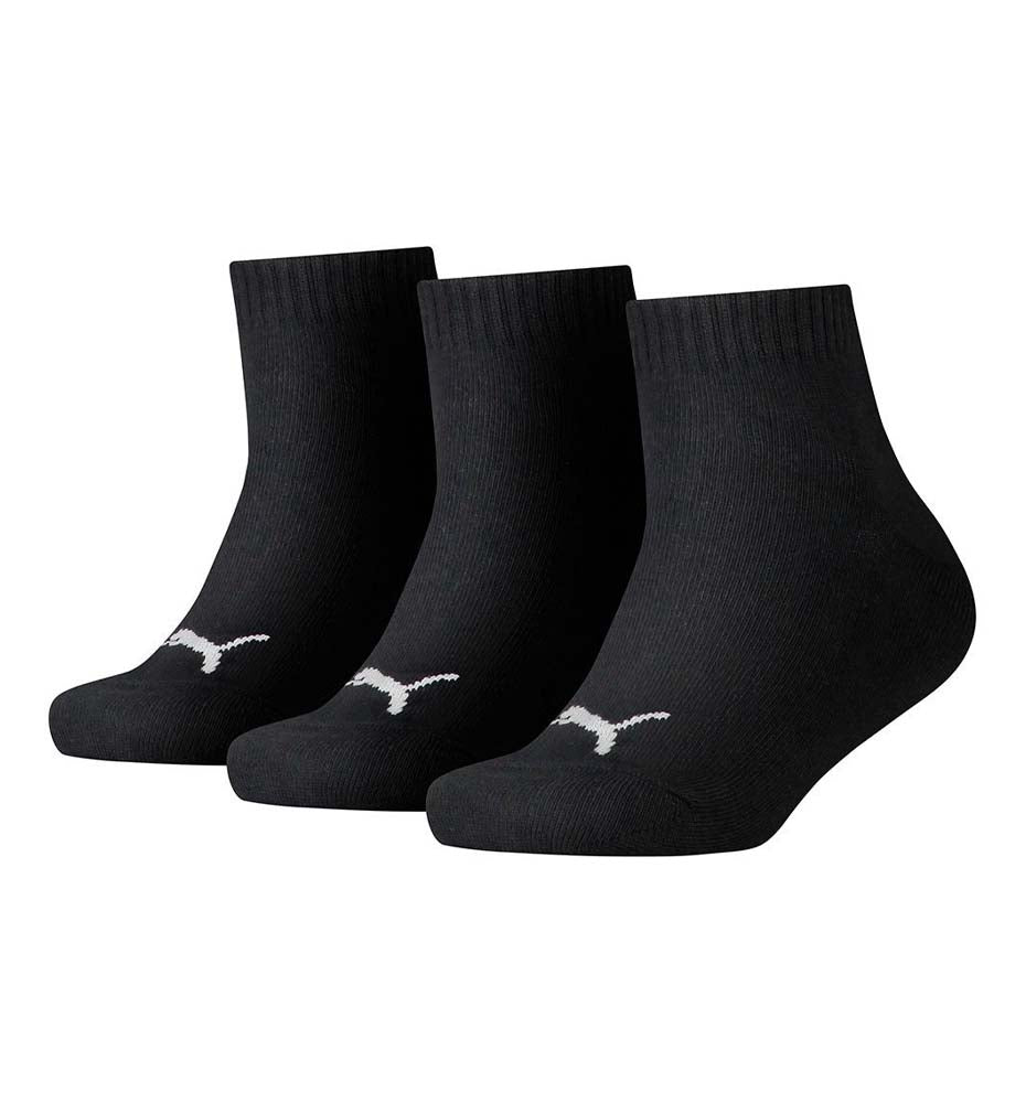 3 pares de calcetines cortos para niño Puma Kids Quarter 907375 31  Melange/Peacoat