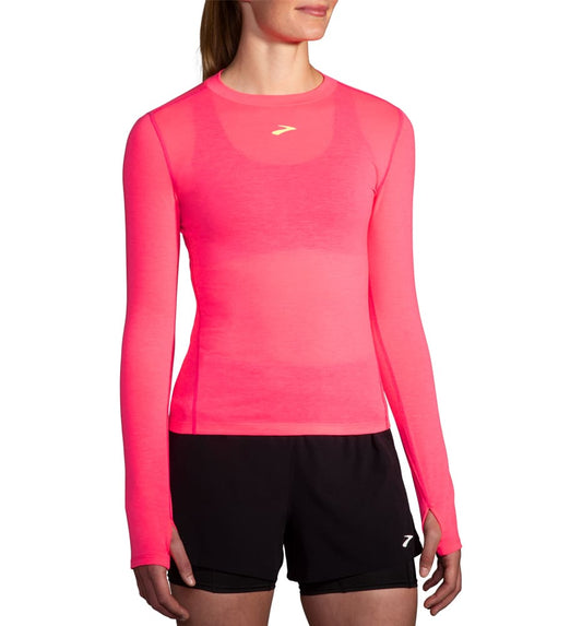 T-shirt M/l Running_Woman_BROOKS High Point Long Sleeve