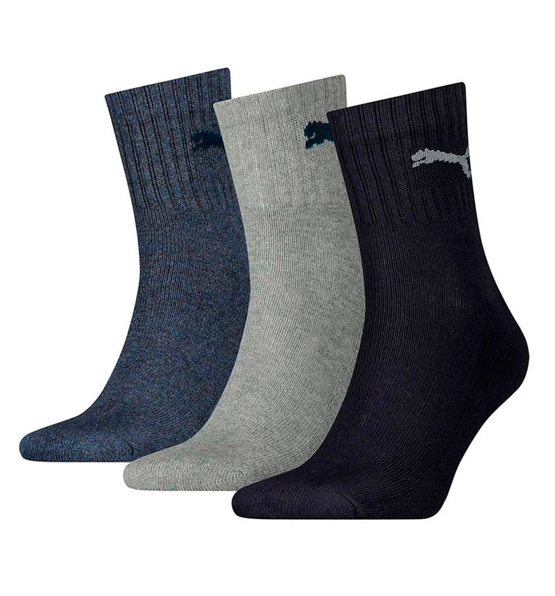 Puma Short Crew 3p Unisex Casual Socks