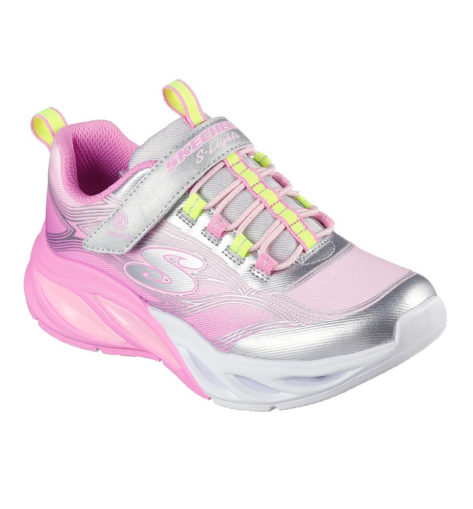 SKECHERS S-lights Cosmic Glow Girls' Casual Sneakers