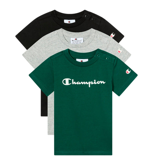 Casual T-Shirt_Boy_CHAMPION 3 Pack Ss Tee