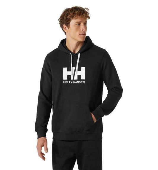 Hoodie Casual Hooded Sweatshirt_Men_HELLY HANSEN Logo Hoodie