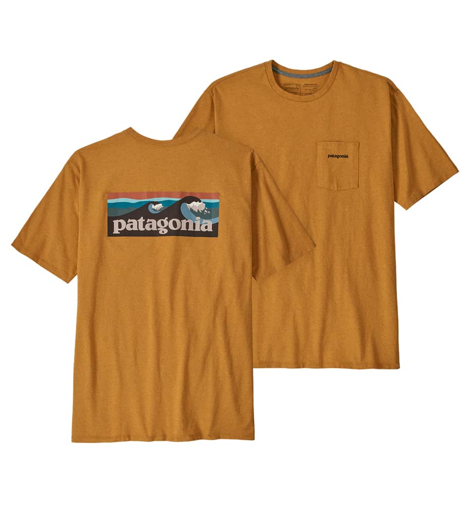 T-shirt M/c Outdoor_Men_PATAGONIA Boardshort Logo Pocket