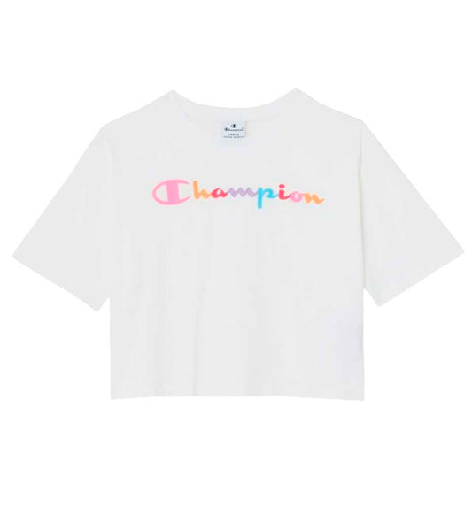T-shirt M/c Casual_Girl_CHAMPION Crewneck Croptop T-shirt