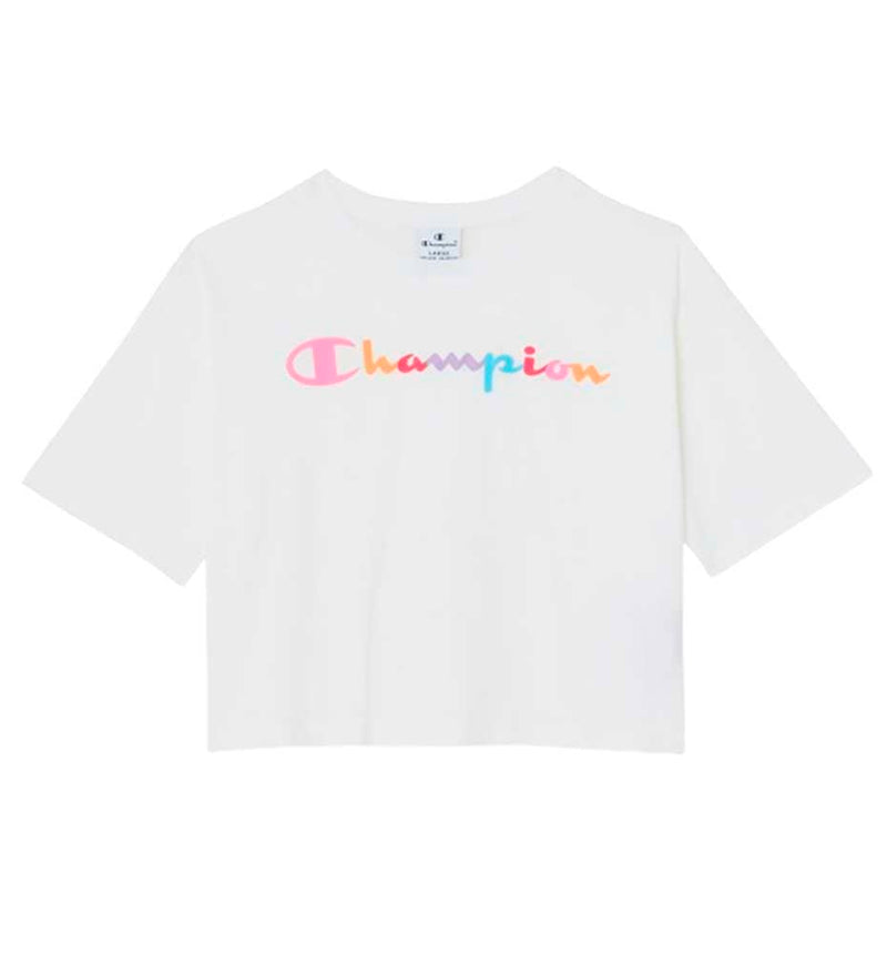 Camiseta M/C Casual Champion Crewneck Croptop T-Shirt
