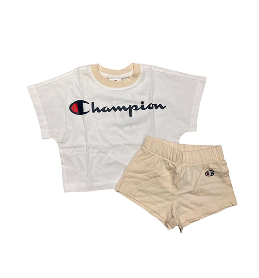 Conjunto - Short & Shirt Casual_Niña_CHAMPION Set