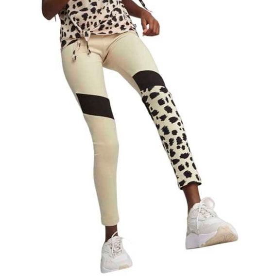 Long Leggings Fitness_Girl_PUMA Ess Animal Block Leggings G