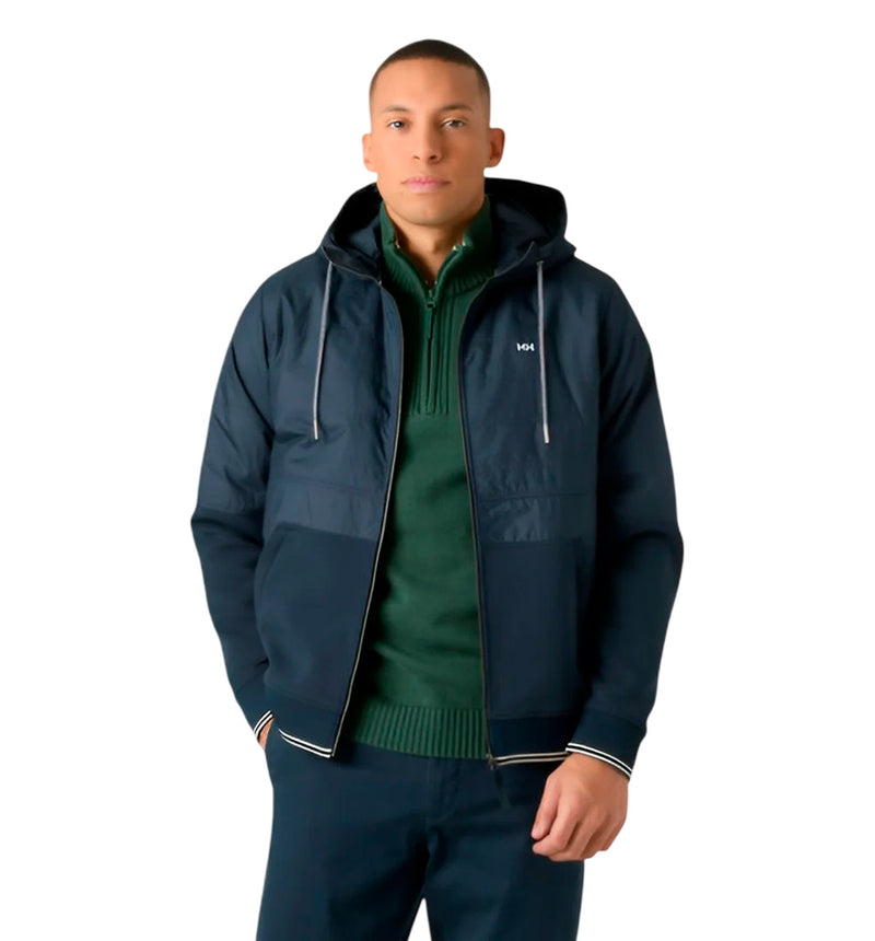 Hoodie Sudadera Capucha Casual Helly Hansen Koster Hybrid Fz