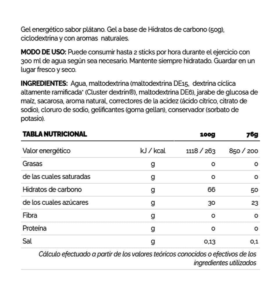 Recuperación Running_Unisex_226ERS High Energy Gel Banana