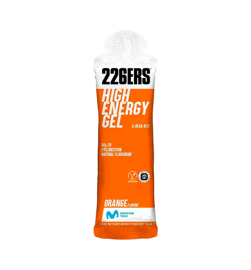 Recuperación Running 226ers High Energy Gel Bcaa´s Orange 24