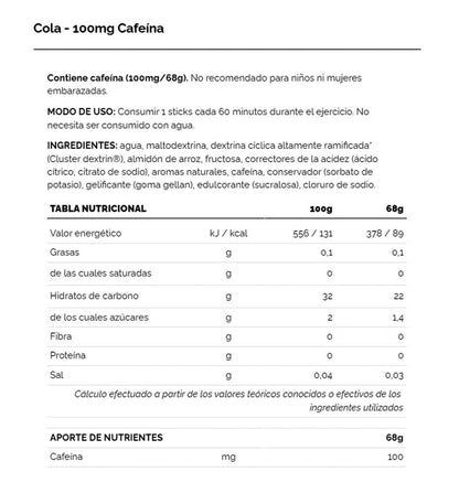 Recuperación Running_Unisex_226ERS Isotonic Gel Caffeine Cola