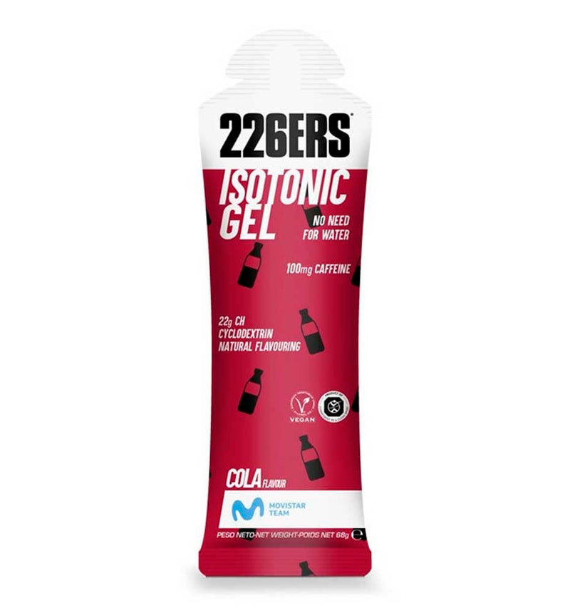 Recuperación Running 226ers Isotonic Gel 24 Caffeine Cola