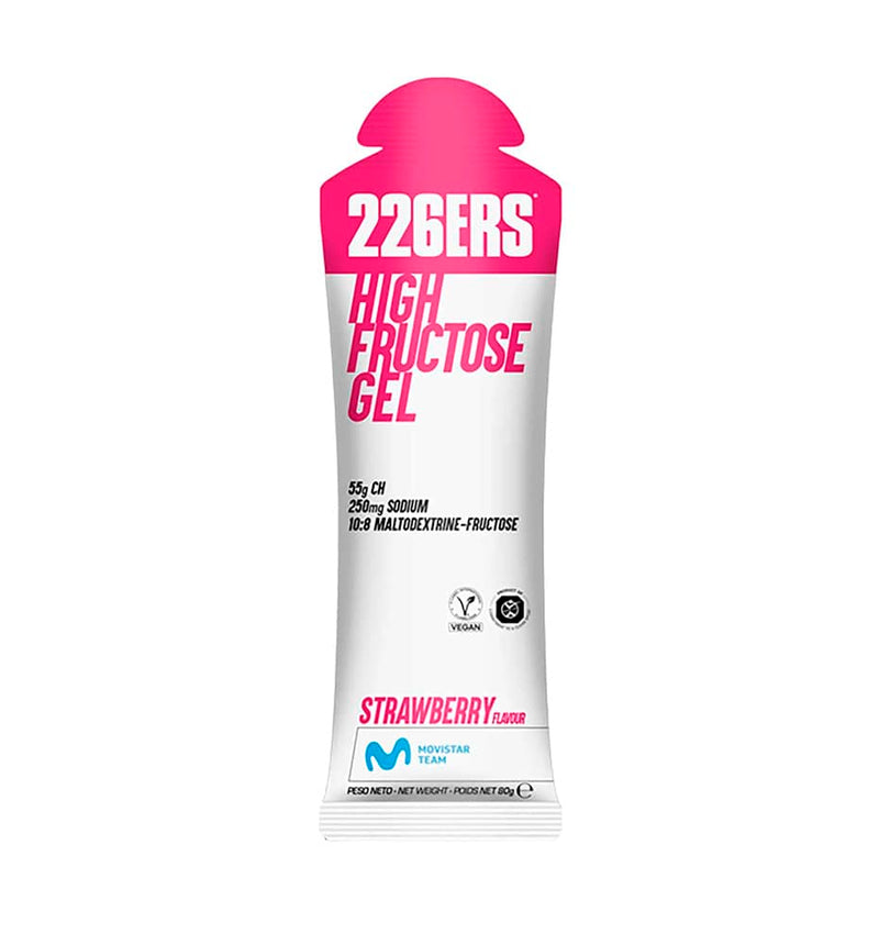 Recuperación Running 226ers High Fructose Gel 80gr Stawberry