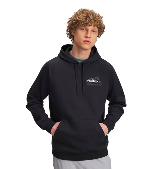 Hoodie Sudadera Capucha Casual_Hombre_UNDER ARMOUR Men´s Ua Rival Fleece Hbr Logo