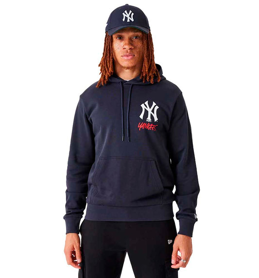 Hoodie Casual Hooded Sweatshirt_Men_NEW ERA Team Logo Graphc Bp Hoody