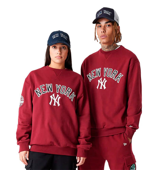 Sweatshirt Casual_Unisex_NEW ERA Mlb Large Logo Os Crew Neyyanco