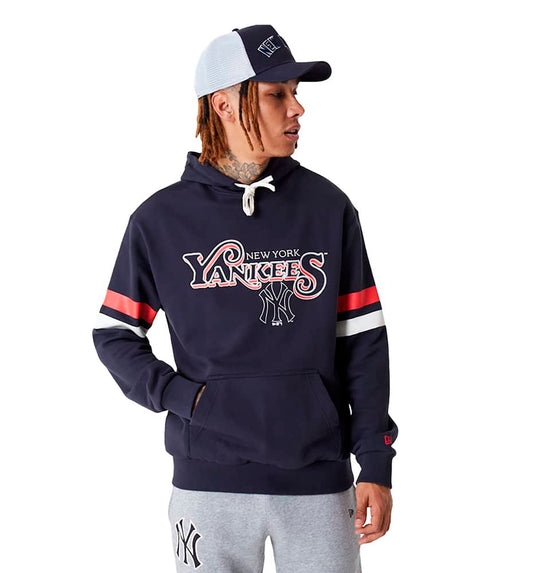 Hoodie Casual Hooded Sweatshirt_Men_NEW ERA Mlb Retro Grphc Os Hoody Neyyan