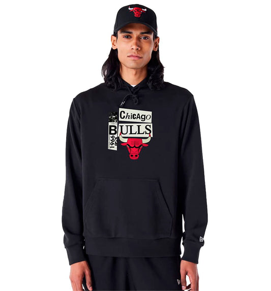Hoodie Casual Hooded Sweatshirt_Men_NEW ERA Newspaper Graphic Hoodie Chibul