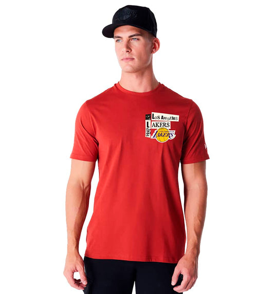 T-shirt M/c Casual_Men_NEW ERA Newspaper Graphic Tee Loslak