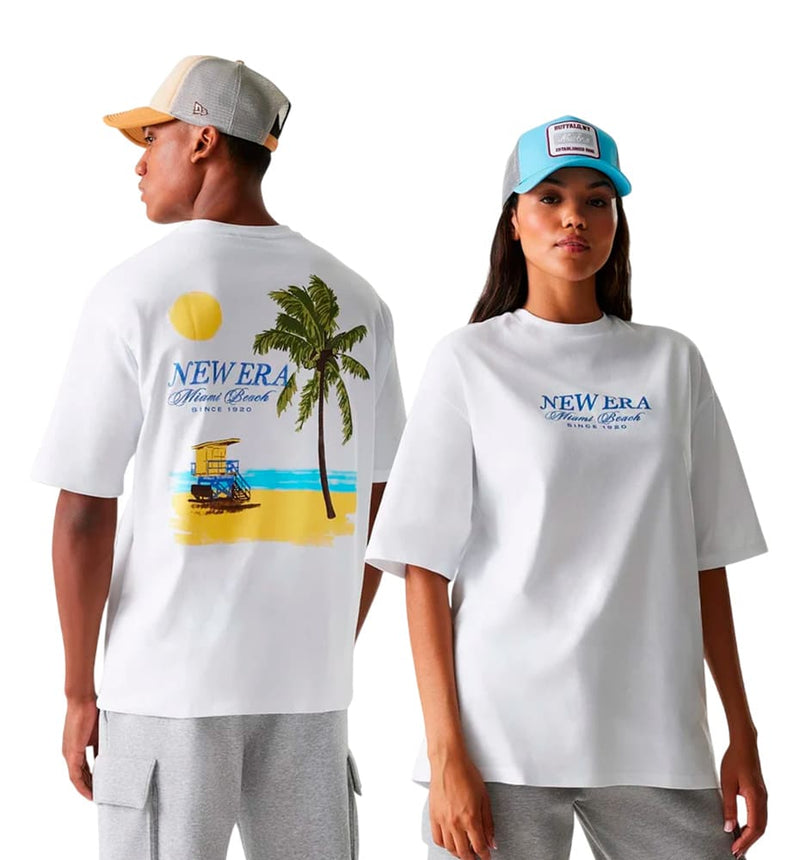 Camiseta Casual New Era Ne Vacation Graphic Tee