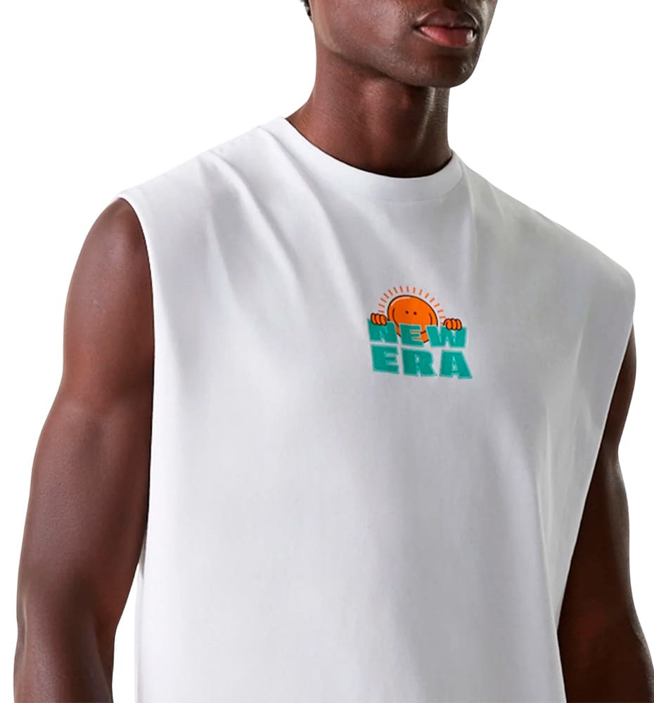 Camiseta Sin Mangas Casual_Hombre_NEW ERA Ne Outdoor Grphc Slvlss Tee Nw