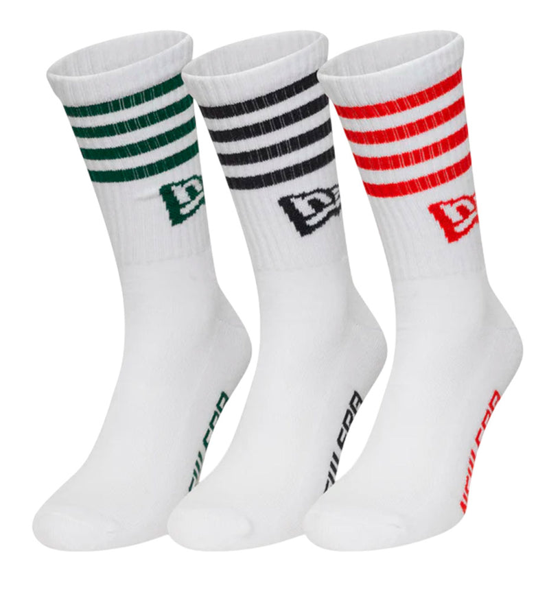 Calcetines Casual New Era Ne Stripe Sock 3pk Newera