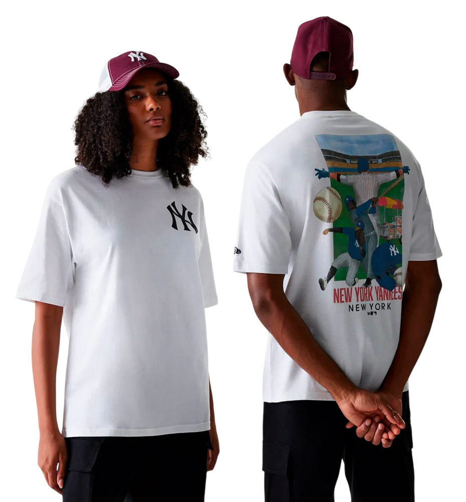 Camiseta Casual_Hombre_NEW ERA Mlb Baseball Graphic NY Yankees