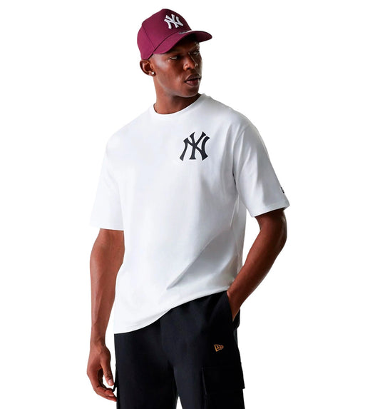 T-shirt Casual_Men_NEW ERA Mlb Baseball Graphic NY Yankees
