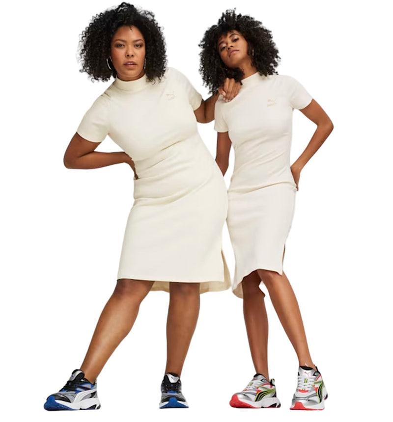 Puma Classics Ribbed Dress Casual Dress