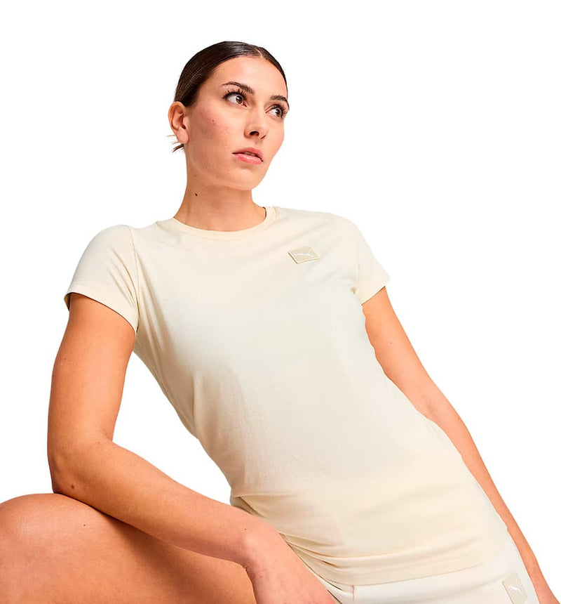 T-shirt M/C Casual Puma Ess Elevated Tee