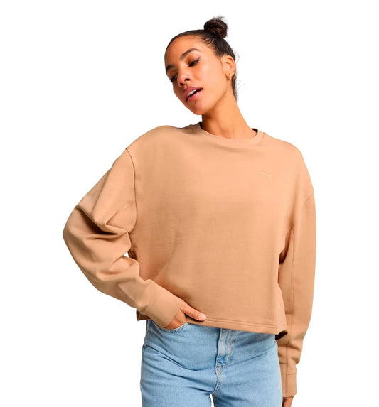 Casual Sweatshirt_Women_PUMA Her Relaxed Crew Tr