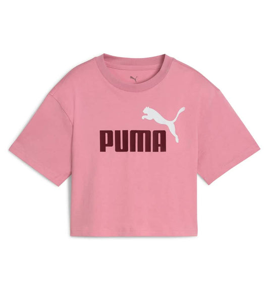 T-shirt M/c Casual_Girl_PUMA Ess 2 Color No. 1 Logo Short