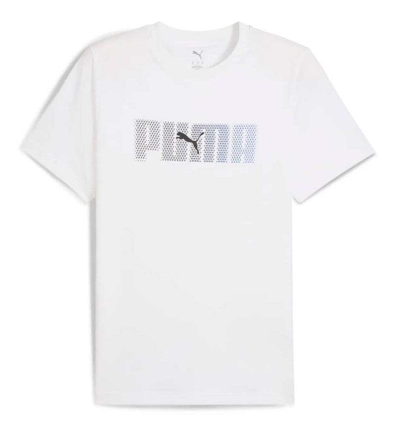 Camiseta M/C Casual Puma Ess Logo Lab Tee