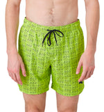 Puma Swim Men's Logo Print Mid Swimsuit