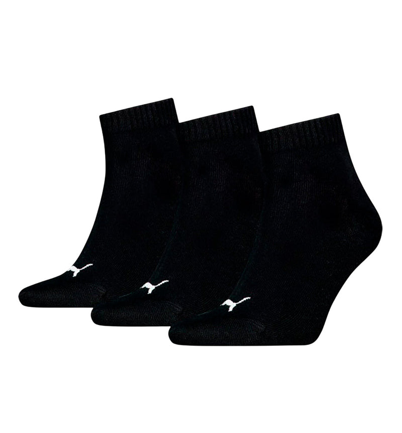 Calcetines Casual Puma Unisex Quarter Plain 3p