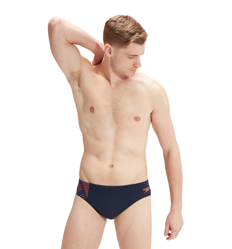 Speedo Men's 7cm Tech Panel Brief Swimsuit