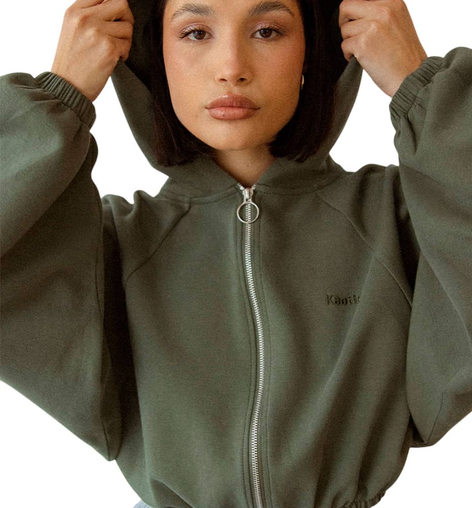 Casual_Woman_KAOTIKO Zipper Giulia Interlock Jacket