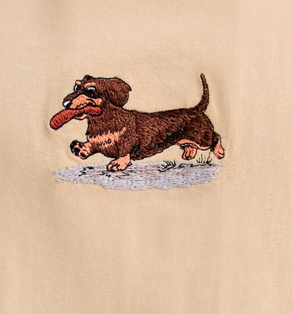 Camiseta M/C Casual Kaotiko M/C Organic Cotton Dachshund