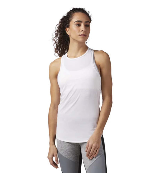 Fitness_Women_REEBOK Activchill Vent Tan Sleeveless T-shirt