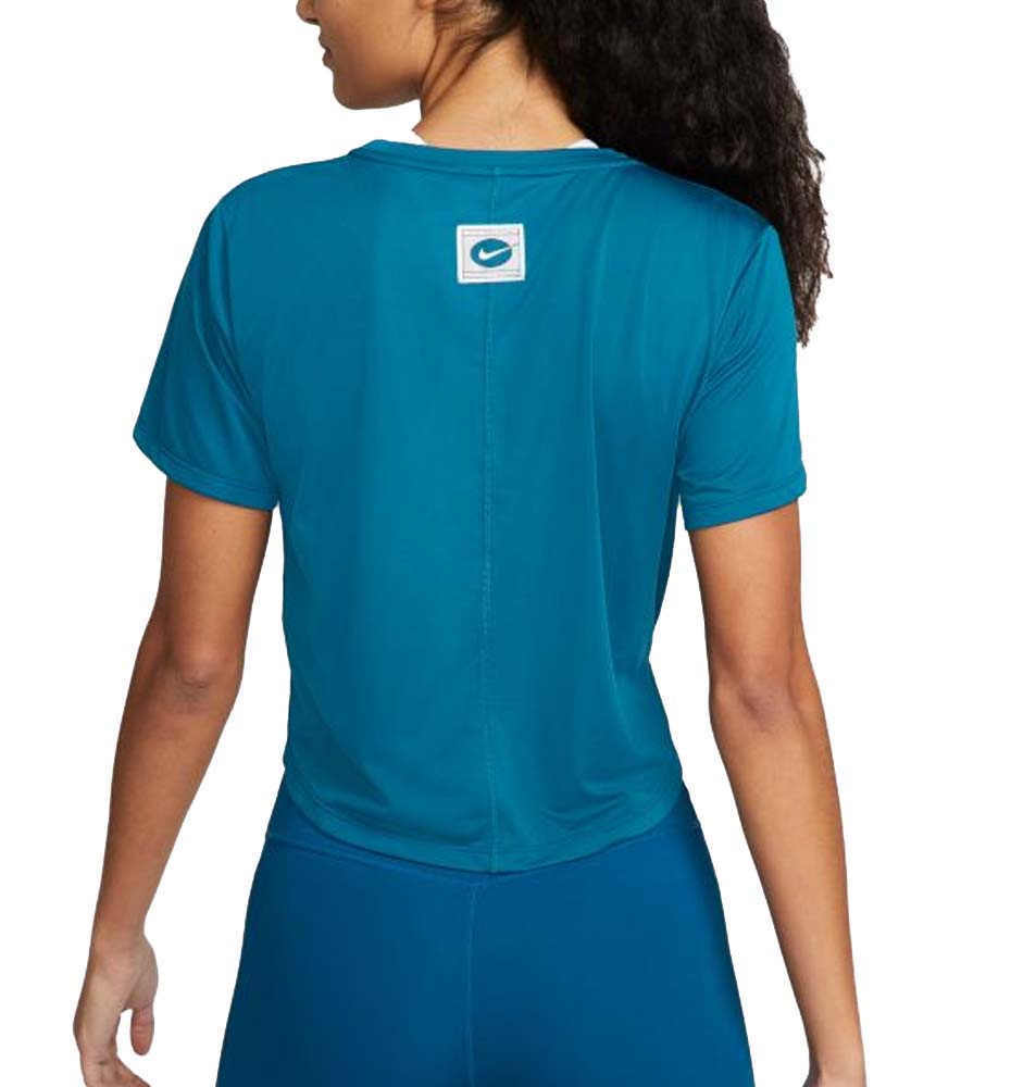 Camiseta M/c Running_Mujer_NIKE One Icon Clash